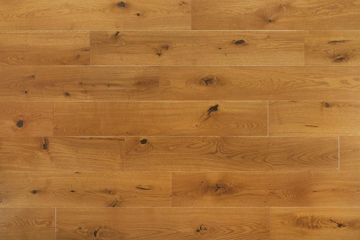 Honey Lacquered Rustic Oak Engineered Clic Flooring 14mm x 180mm - Image 3