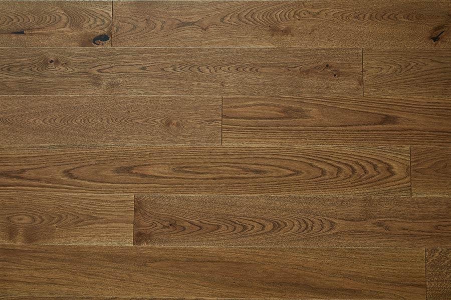 Marron Brushed Lacquered Rustic Oak Engineered Clic Flooring 14mm x 180mm - Image 3