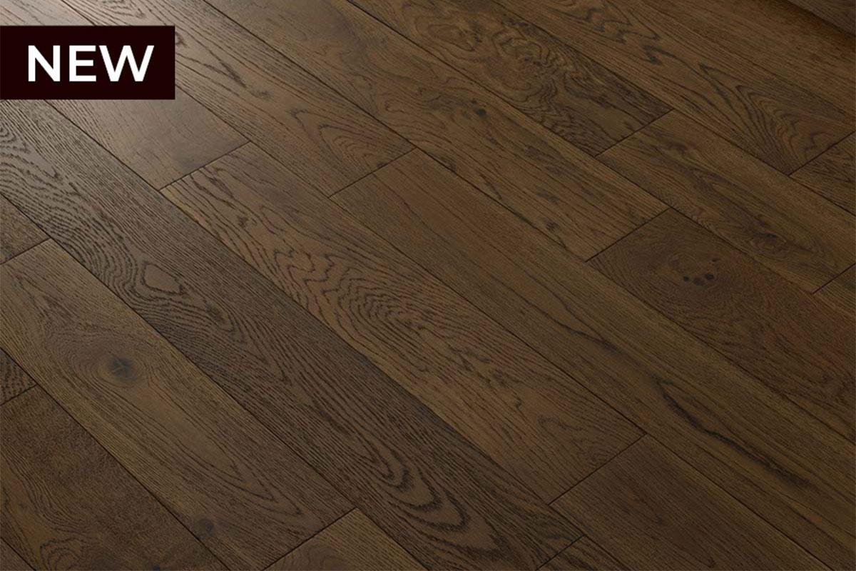 Pecan Lacquered Rustic Oak Engineered Clic Flooring 14mm x 125mm - Image 4