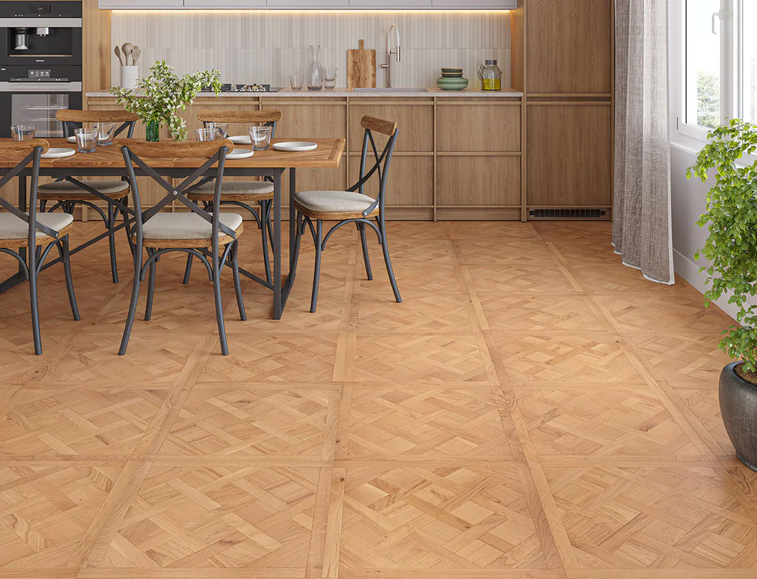 Versailles Orchestral Brushed Natural Oiled 600 x 600 x 14mm - Image 3