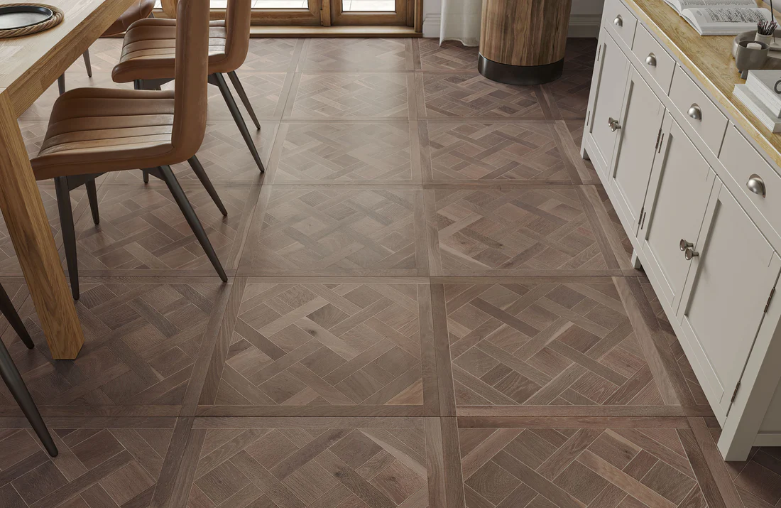 Versailles Cloister Brushed Dark Oiled 600 x 600 x 14mm - Image 2